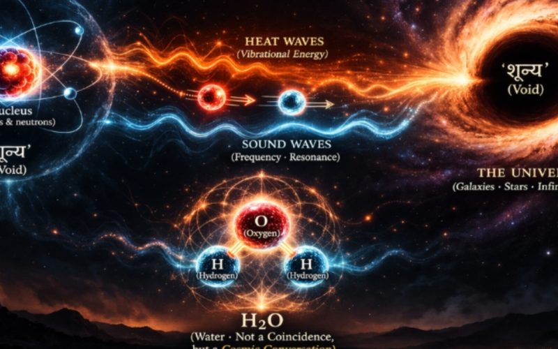 ब्रह्मांडीय दूरी का भ्रम और शून्य का महा-संवाद